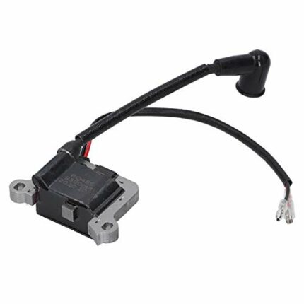 Strimmer Ignition Coil, Engine Ignition Coil Fit for 63cc Brush Cutter Grass Trimmer 48 Engine 48F Grass Cutter Mower 1E48F