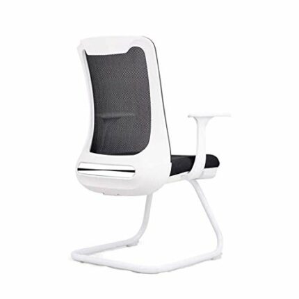 TWDYC Furniture Mesh Side Reception Chair Office Chair Ergonomic Mesh Mid-Back Computer Desk Chair