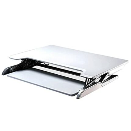 Yousiju Standing Office Lifting Desktop Computer Desk Laptop Desk Folding All-in-one Computer Stand (Color : A)