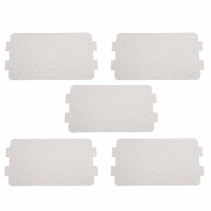 5Pcs Microwave Oven Mica Plate Sheet-Waveguide Cover Replacement Repairing Accessory for Kitchen Microwave Oven 4.6 * 2.5 Inch