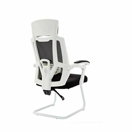 ygqbgy Furniture Mesh Side Reception Chair Office Chair Ergonomic Mesh Mid-Back Computer Desk Chair