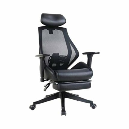 BZLSFHZ Ergonomic Chair Computer Chair Home Waist Backrest Office Comfortable Long Seat Chair Gaming Chair Study Chair Swivel Chair