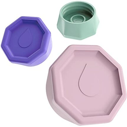 Sodaquip® Glass Bottle Lid for Sodastream Crystal - 3 x Modern Lids for Sodastream Crystal Bottles | Cap / Bottle Lid for Sodastream Glass Bottle