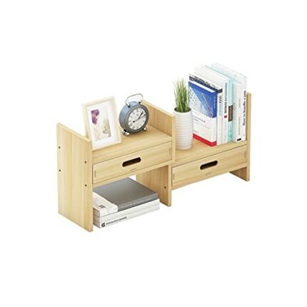 DLOETT Creative Student Bookshelf Landing Office Storage Rack Home Simple Bookcase