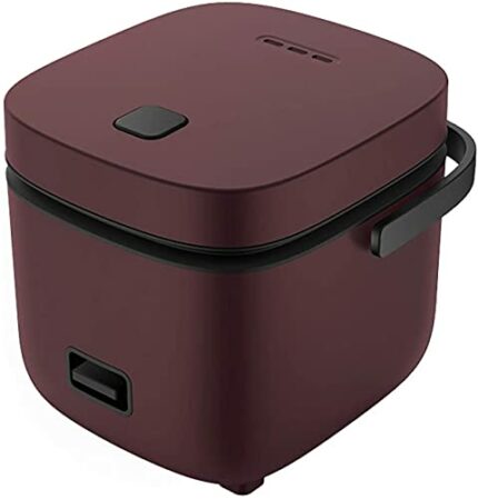ANJIELO SMART Rice Cooker with Steamer Non- Stick Cooking, High-Temperature Protection, 1.2L One Touch Operation Perfect for 1-2 Person to Cook R