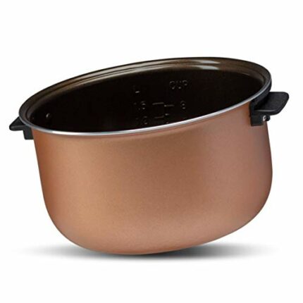 Reishunger Replacement Pot for Digital Rice Cooker Ceramic Coating 1.5 L for up to 8 People