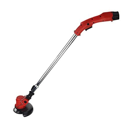 FSCLJ 12V Electric Cordless Grass Trimmer 2000mAh Dual Li-ion Battery Lawn Mower Auto Release String Cutter Pruning Garden Tool,Suitable for Lawn