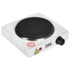 1500w Single Hot Plate - Ring Stove Hob - Portable & with Adjustable Thermostat - Cast Iron Heating Plate - Best for Cooking - Zuvo