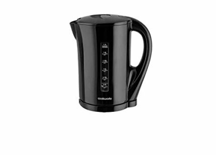 Cookworks Plastic Kettle - Black