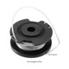 4Pcs Lawn Mower Spool and Line Replacement F016800569 Compatible with EasyGrassCut 23/26/18/18-230/18-260/18-26 Spool Lines