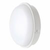 20W White Flush Wall Mounted Round Bulkhead LAMP, IP65, 1600Lm, 3000K Warm White, Perfect for Indoor, Outdoor, Bathroom, Hallway, Corridor, Utili