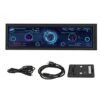 8.8in Computer Temp Monitor, 1920x480 IPS Display Mini Chassis Sub Screen Computer Monitoring Screen, External Expansion Display for RPi for Linu