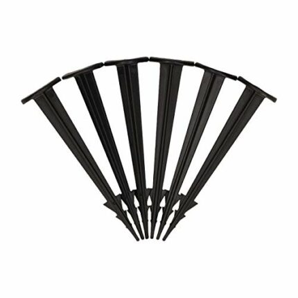 GARDENIX® Pack of 100 TerraPEG Mini Securing Pegs Landscape Fabric Peg for Weed Fabric Ground Sheet Cover