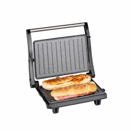 Innoteck Kitchen Pro Panini Press and Health Grill - Cool Touch Handle - Non-Stick Plates for Easy Clean - 750W Panini Press & Sandwich Toaster -