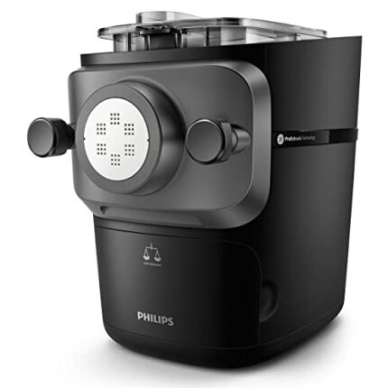 Philips Pasta Maker Series 7000, ProExtrude Technology, Auto-Weighing, Fully Automatic, NutriU App, 8 Shaping Discs, Easy to Clean, Perfect Mixin