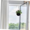 PRETYZOOM 2 Sets Plant Hook Ceiling Wall Mount Hook Ceiling Anchor Hooks Outdoor Garland Hooks pots for Outdoor Plants Metal Clothes Rack Heavy D