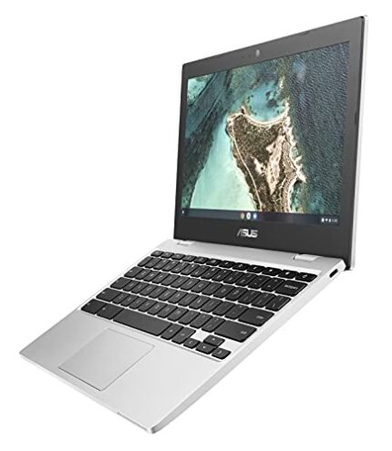 ASUS CX1100CNA Chromebook Laptop, 11.6" HD Display, Intel Celeron N3350 Processor, 4GB RAM, 32GB Storage, Titan C Security Chip, Google Chrome OS
