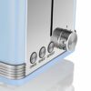 Swan ST19010BLN Retro 2-Slice Toaster with Defost/Reheat/Cancle Functions, Cord Storage, 815W, Retro Blue
