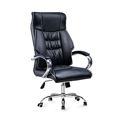 YT.JYUERI Relax Comfortably Safe Ergonomic Leather Office Chair,Computer Desk Chairs,Modern Executive Office Chair with Lumbar Support,Rolling Sw