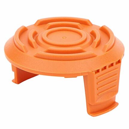 Hztyyier 4Pcs Trimmer Spool Cover Garden Tool Mower Spool Cover Lawn Mower Grass Trimmer Spool Covers Accessory for Worx WA0010- Strimmer