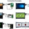 7inch HDMI LCD 1024x600 IPS Capacitive Touch Screen,HDMI/VGA Display Interface Support All Version Raspberry Pi 4B/3B+/3B/2B/Zero/Zero W/Zero WH,