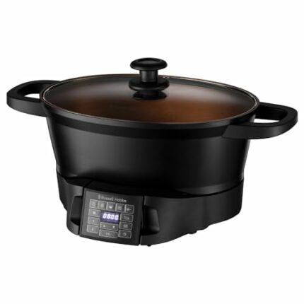 Russell Hobbs 28270 Good-to-Go Multicooker - 8 Versatile Functions including Slow Cooker, Sous Vide, Rice and Food Steamer, Black, 750 Watt