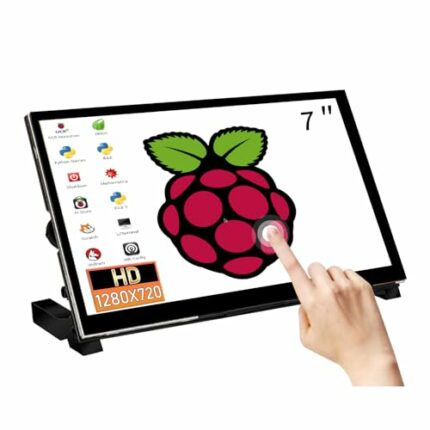 WIMAXIT Raspberry Pi 4 TouchScreen Monitor, 7" Touch Screen USB Powered HDMI Monitor IPS 178 ° 1024X600 for Raspberry 4/3/ 2/ 2 Zero B+ Model B