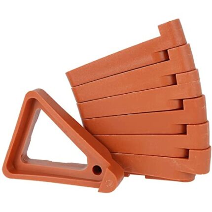 24 Pcs Pots Feet Plant Flower Invisible Pot Risers Triangle Toes Lifters Plastic Planters Stand for Better Water Drainage Indoor and Outdoor Gard