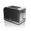 Swan ST19010BLN Retro 2-Slice Toaster with Defost/Reheat/Cancle Functions, Cord Storage, 815W, Retro Blue