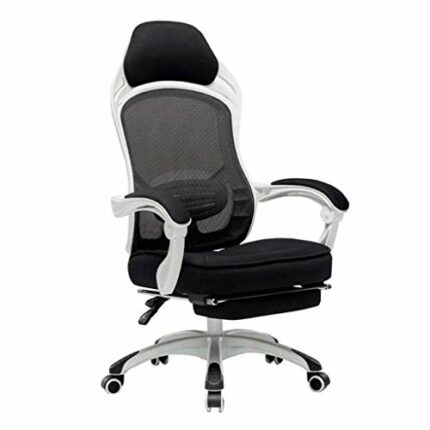 XYZMDJ Office Chair - High Back Executive Office Chair Ergonomic Home Office Chair Managerial Bonded Leather Chair Thick Cushion Support