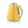 Swan SK19020BLN Retro Jug Kettle, Fast Boil, Easy Pour, 360 Degree Base, 1.5L, 3KW, Blue