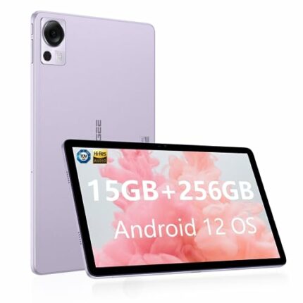 DOOGEE T20 Tablet 10.4 Inch 2K FHD+, 15GB RAM + 256GB ROM (TF 1TB), Octa-Core Android 12 Tablet with Dual 4G, 2.4/5G WiFi TÜV Certified 8300mAh T