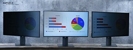 KAPSOLO 4-wege Blickprotection foil abnehmbar for HP E243i Monitor 24"