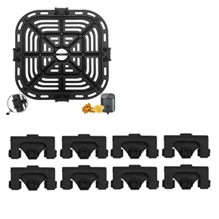 BAOFUYA Commercial Deep Fryers,8PCS Fryer Silicone Bumper Air Fryer Replacement Bumper Parts Silicone Bumper Parts Silicone Tabs For Instant Vort