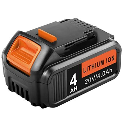 18V/20V 4.0Ah DCB204 Battery for Dewalt ASUNCELL Replacement Battery for Dewalt Cordless Power Tool Lithium-Ion Battery with LED Indicator Compat