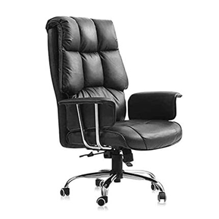 YT.JYUERI Relax Comfortably Safe Leather Executive Chair Adjustable Reclining Swivel Office Desk Chair, Ergonomic High Back Master Computer Desk