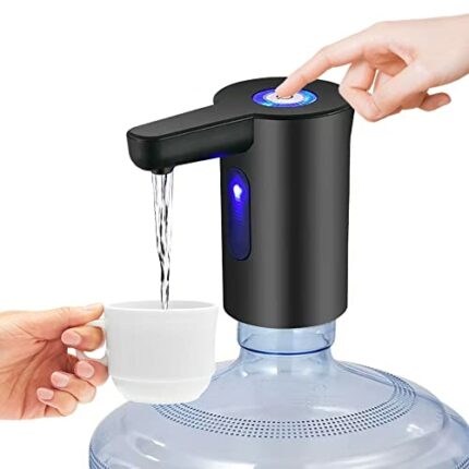 Water Dispenser Pump, Electric Drinking Water Pump,USB Water Pump, Portable Automatic Water Bottle Pump for Universal 2-5 Gallon Bottle, for Home