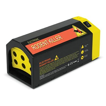 RatKil Electric Rat Trap That Kills Instantly - Large Powerful, High Voltage Rat Trap | High Capture Rate, Effective & Easy To Use - Reusable Rat