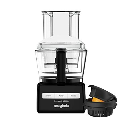 Magimix 3200XL Premium Food Processor with Citrus Press | 2.6L BPA-Free Bowl | Quiet & Powerful Motor| Multifunctional 8 in 1 Solution | Black |
