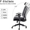 ZXFYHD Desk Chair,Office Chair Game Chair Mesh High Back Swivel Office Chair Adjustable Armrest Breathable Mesh Home Computer Chair Desk Chair
