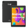 7.5 Inch Android Tablet, Android 12, 4GB RAM,64GB ROM, 2MP+8MP Dual Camera,1440 X 1080 IPS Touch Screen,4000mAh,2.4G/5G Wi-Fi, Bluetooth, Google