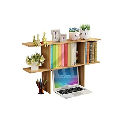 CZDYUF Bookshelf, Floor Standing Tree Bookcase in Living Room/Home/Office, Bookshelves Storage Rack for CDs/Movies/Books