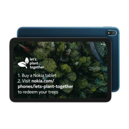 Nokia T20 Android 11 4G LTE Tablet with 10.36" Screen, 4GB RAM/64GB ROM, 8200mAh Battery, 8MP + 5MP Camera, Stereo Speakers with OZO Playback, Du