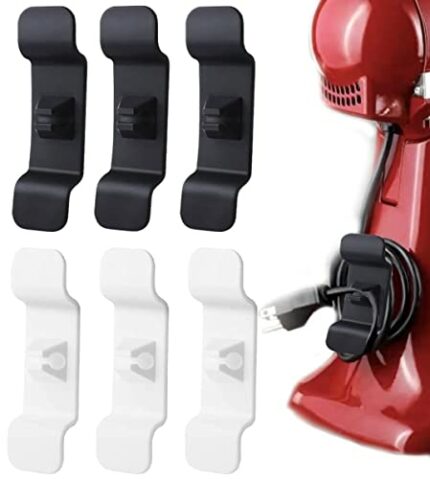 6 Pack Stand Mixers Cord Organizer for Kitchen Appliances, Cord Wrap Cord Holder Tidy Cord Holder Cable Organizer Compatible with Home Appliances