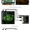 XYGStudy 4inch HDMI Capacitive Touch IPS LCD Display (C) Screen Resolution 720×720 Compatible with All Versions of Raspberry Pi 4 3 Jetson Nano A