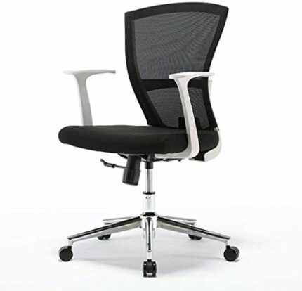 XJWWW-URG Rotating Lift Work Chair Armrests Mesh Desk Chair, Ergonomic Home Mesh Office Chair URG