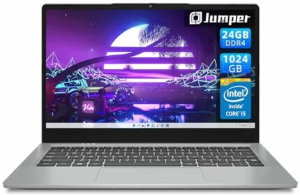 jumper i5 Laptop, 24GB LPDDR4X RAM 1024GB SSD Laptops, Intel Core i5 (Up to 3.6GHz) Computer, 14 Inch 1920x1080 Pixels Ultrabook, Dual-WiFi, 4 Sp