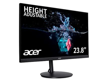 Acer CBA242YAbir 24 Inch Full HD Monitor (VA Panel, FreeSync, 75Hz, 1ms, HDMI, VGA, Black)