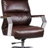 ZXFYHD Desk Chair,Office Chair Office Chair Leather Computer Executive Adjustable Seat Height,360 Degree Swivel Home Office Desk Chairs Kneeling