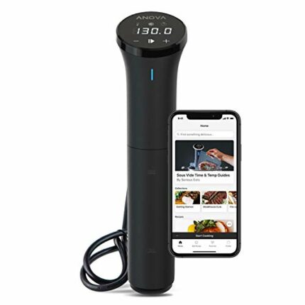 Anova Precision Cooker Nano [AN400-UK00] WiFi, Type G Plug included for UK use, Bluetooth, Small, Black